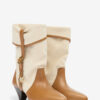 Darner Buckle Cotton Boots