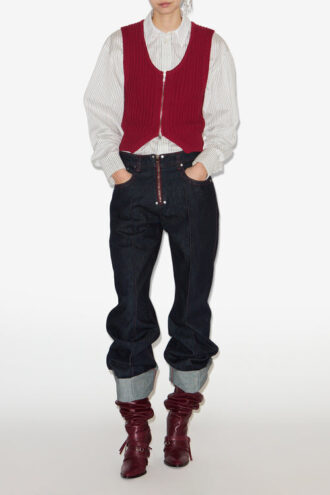 Devima Tubular Knit Vest
