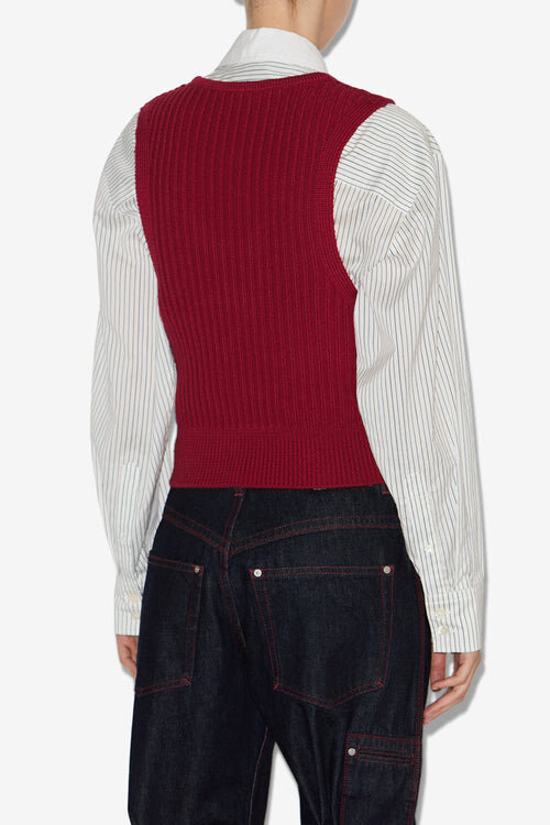Devima Tubular Knit Vest Devima Tubular Knit Vest