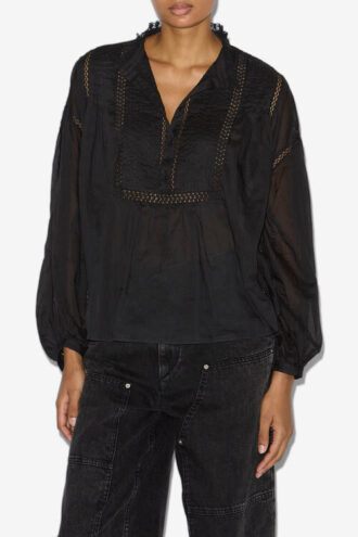 Disia bomullsvoile-blus