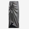 Dolene draperad metallisk kjol Dolene draperad metallisk kjol