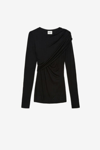 dressi draperad jersey top 1 2 330x495 - Dressi draperad jersey-top