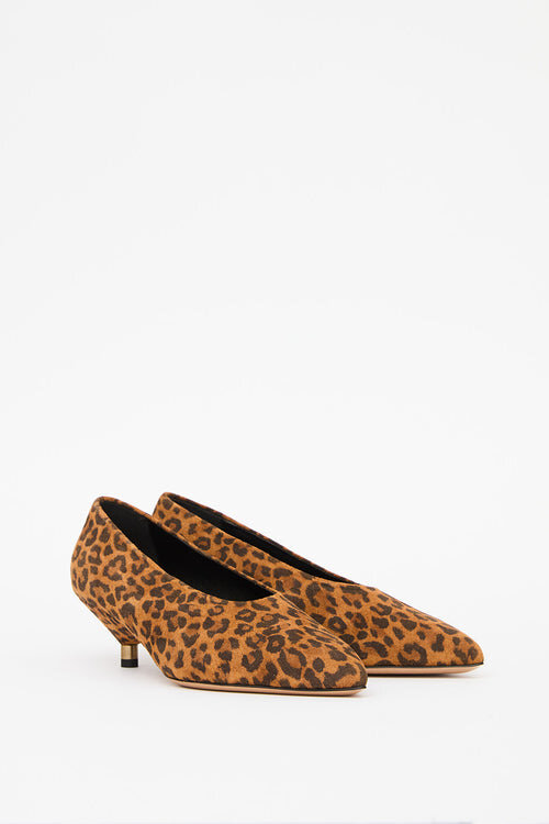 Ebisa pumps i tryckt mocka Ebisa pumps i tryckt mocka