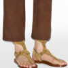 Eveen platta sandaler i mocka Eveen platta sandaler i mocka