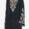 Falonne broderad crepe-blus Falonne broderad crepe-blus
