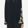 Falonne broderad crepe-blus Falonne broderad crepe-blus