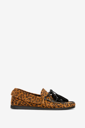 Fitza tryckta läderloafers