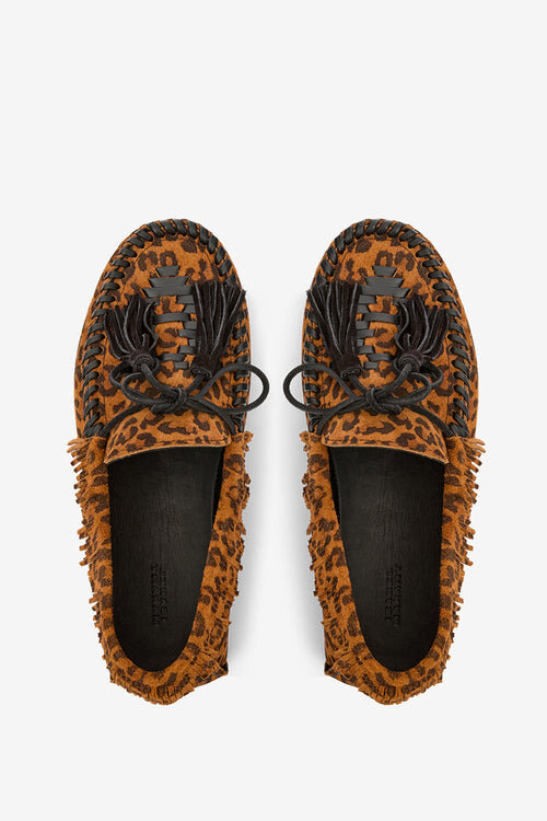 Fitza tryckta läderloafers Fitza tryckta läderloafers