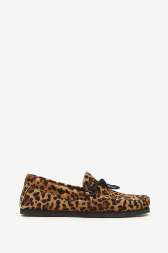 Fitzo loafers i tryckt läder