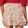 Flödande shorts i tryckt muslin Flödande shorts i tryckt muslin