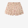 Flödande shorts i tryckt muslin Flödande shorts i tryckt muslin