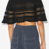 Frizy virkad kort topp Frizy virkad kort topp