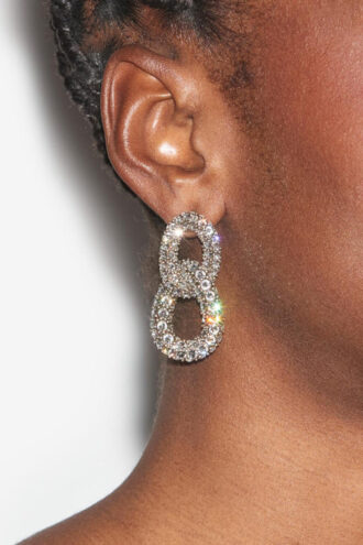 Funky ringörhängen med strass