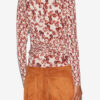 Gaetane Draped Printed Jersey Top Gaetane Draped Printed Jersey Top