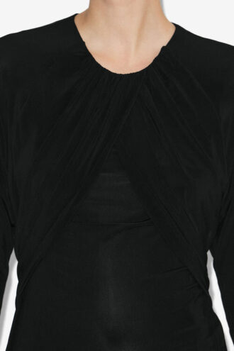 Gaetane draperad jerseyblus Gaetane draperad jerseyblus