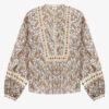 Gayle-blus i tryckt bomullsvoile Gayle-blus i tryckt bomullsvoile
