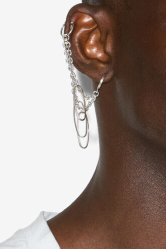 Grace Man Double Hoop Earring
