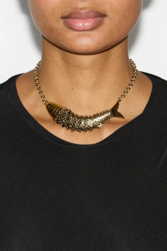 Halsband i form av en flodfisk