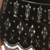 Handore broderad minikjol i sammet Handore broderad minikjol i sammet