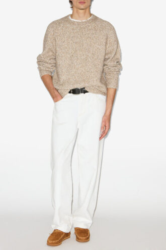 Hanori Flecked Knit Sweater
