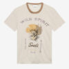 Honore T-shirt i tryckt linne Honore T-shirt i tryckt linne