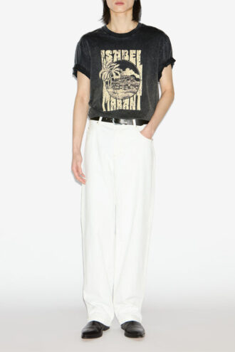 Honore T-shirt med tryckt logotyp