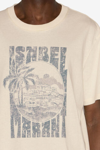 Honore T-shirt med tryckt logotyp