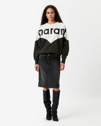 Houston tvåfärgad sweatshirt med logotyp
