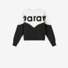 Houston tvåfärgad sweatshirt med logotyp