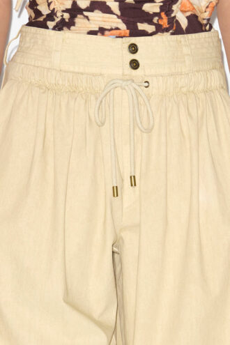 Inaya Gathered Loose Fit Pants