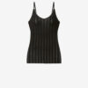 India Strappy Silk and Cotton Knit Sweater