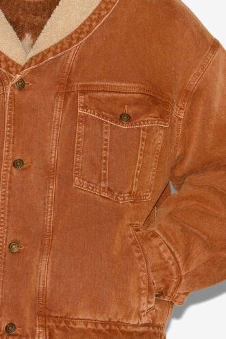 Jackson denim- och fuskpälsjacka Jackson denim- och fuskpälsjacka