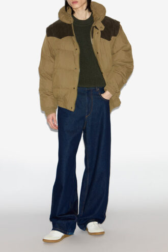 Jameson Wide-Leg Raw Denim Jeans