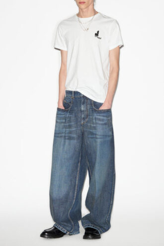 Janael högmidjade jeans med lös passform