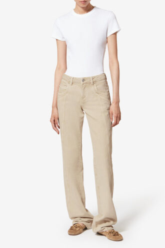 Jaylis Lätta bootcut-jeans i denim