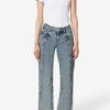Jaylis tvättade bootcut-jeans i denim Jaylis tvättade bootcut-jeans i denim