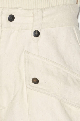 Jemmy Workwear-inspirerade shorts i enfärgad bomull