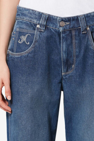 Jeyda jeans med synliga sömmar
