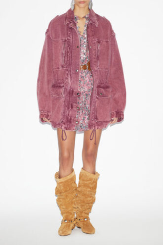 Joanna Workwear Style Jacket i enfärgad denim