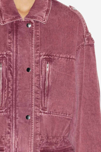 Joanna Workwear Style Jacket i enfärgad denim