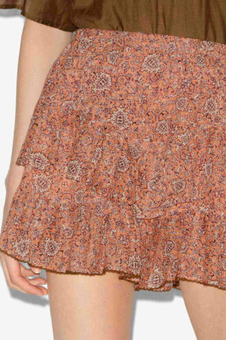 Jocadia shorts i bomull med volanger och tryck