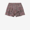 Jocadia-shorts i tryckt ekologisk bomullsvoile Jocadia-shorts i tryckt ekologisk bomullsvoile
