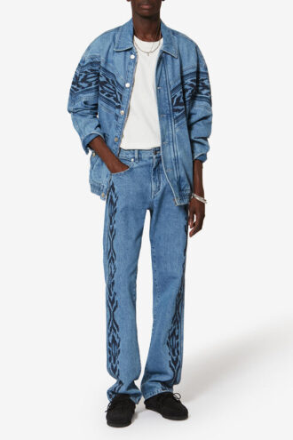 Julian broderad denimjacka