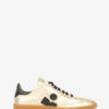 Kaycee låga sneakers i metallicläder Kaycee låga sneakers i metallicläder