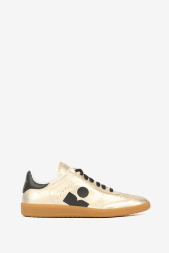 Kaycee låga sneakers i metallicläder