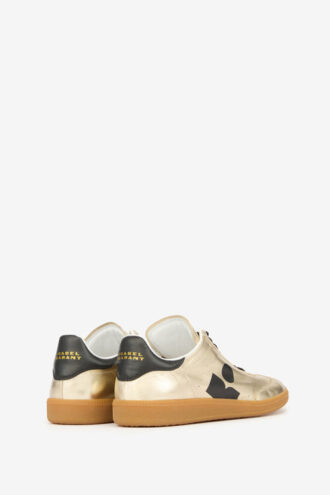 Kaycee låga sneakers i metallicläder