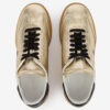 Kaycee låga sneakers i metallicläder Kaycee låga sneakers i metallicläder