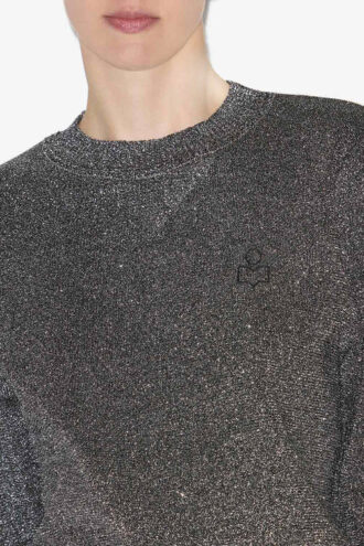 Kelaya Lurex stickad tröja med logo Kelaya Lurex stickad tröja med logo