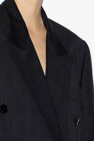 Klero Glen Plaid ullkostymjacka