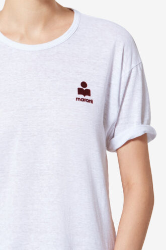 Koldia linne-T-shirt med logotyp